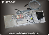 Teclado industrial de la PC del metal del soporte del panel con el Trackball impermeable