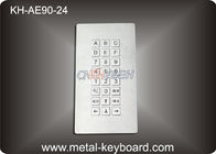 24 teclados industriales rugosos del metal de las llaves con el montaje del panel superior
