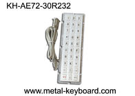Teclado industrial del metal del puerto R232, teclado ip65 para la plataforma industrial del control