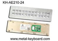 Teclado industrial impermeable dinámico del quiosco del metal del puerto de USB con 24 llaves