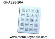 Interfaz industrial a prueba de vandalismo USB o PS2 del teclado del metal de 20 llaves