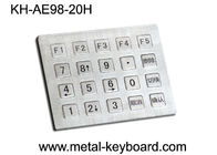 Telclado numérico industrial del quiosco del acero inoxidable, impermeable, teclado de prueba del polvo