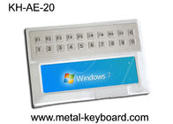 Tiempo - teclado construido sólidamente del acero inoxidable de la prueba con 20 llaves para el quiosco médico