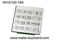 Teclado numérico industrial rugoso del acero inoxidable con 16 llaves para el quiosco del enregistramiento