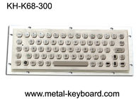 Teclado de ordenador a prueba de polvo del metal, botones dominantes del teclado 68 del acero inoxidable