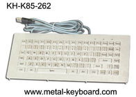 El acero inoxidable metálico construyó sólidamente al vándalo industrial del teclado resistente