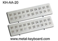 Tiempo - teclado construido sólidamente del acero inoxidable de la prueba con 20 llaves para el quiosco médico