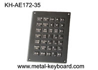 Anti - teclado negro del acero inoxidable del vándalo, teclado marino industrial