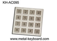 Telclado numérico rugoso del soporte del panel del teclado del acero inoxidable con 16 llaves