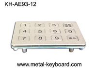 Llaves a prueba de agua del telclado numérico 12 del metal del telclado numérico IP 65 de Digitaces para la máquina expendedora