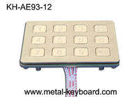 Telclado numérico al aire libre del metal del quiosco del acceso de 12 llaves con el impermeable IP65