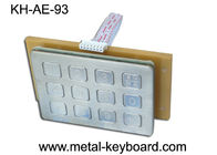 El metal industrial 12 cierra el teclado numérico del metal, telclado numérico de la entrada de puerta anti - vándalo