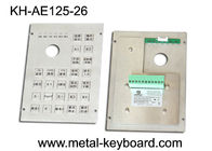 26 llaves construyeron sólidamente el teclado industrial del metal, teclado a prueba de polvo