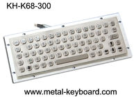 Teclado del acero inoxidable del panel táctil del teclado de ordenador del metal de la resistencia del vándalo/65 llaves