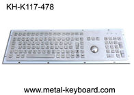 Vándalo - teclado industrial de la PC de la resistencia IP65 con el Trackball del metal de los 25MM