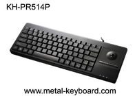El autoservicio 81 cierra el teclado con el Trackball integrado, teclado de ordenador impermeable