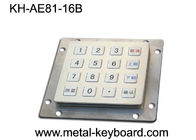 Telclado numérico industrial de la entrada del metal rugoso con 16 llaves en la matriz 4x4