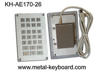 Telclado numérico industrial del metal del interfaz USB o PS/2, teclado numérico de 26 llaves