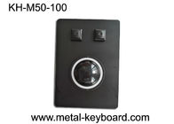 Control marino que sigue el ratón con el panel negro del metal y el Trackball de la resina de los 50MM industrial