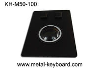 Control marino que sigue el ratón con el panel negro del metal y el Trackball de la resina de los 50MM industrial