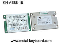 Telclado numérico industrial del metal con anti - vándalo, telclado numérico impermeable del IP 65 con larga vida
