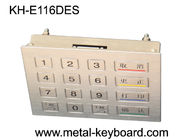 Telclado numérico del metal de la encripción de 16 llaves con el vándalo resistente para el quiosco del banco