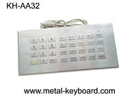 Metal el teclado de carga del acero inoxidable con los caracteres grabados laser durables
