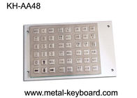 Anti - teclado del acero inoxidable del metal del vándalo para el quiosco de carga con 48 llaves