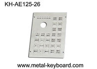 26 llaves modificaron el teclado industrial del metal para requisitos particulares de la disposición con llaves de funcionamientos