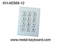 Teclado numérico industrial del metal IP65, anti - telclado numérico numérico del vándalo con larga vida