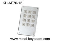 Teclado construido sólidamente industrial, teclado del quiosco del metal con 7 el conector pin, telclado numérico 4 x 3