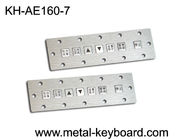 Teclado adaptable del quiosco del metal, función industrial del telclado numérico rugoso de 7 llaves