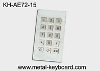 Metal del teclado del acero inoxidable de la entrada industrial, larga vida a prueba de polvo del teclado