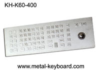 Tiempo - teclado industrial de la prueba con el Trackball, metal del teclado del Trackball del quiosco