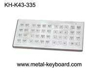 IP65 valoró el metal construido sólidamente metálico de escritorio del teclado con 43 llaves estupendas del tamaño