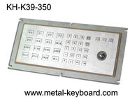 Anti - teclado industrial con el Trackball del laser, teclado a prueba de polvo del quiosco del metal del vándalo