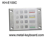 Telclado numérico público resistente del Información-quiosco del vándalo de 16 llaves, telclado numérico de la entrada del metal