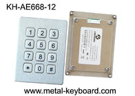 Telclado numérico a prueba de mal tiempo del metal con 12 llaves para el gabinete expreso inteligente
