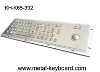 Anti - teclado corrosivo del Trackball del quiosco del acceso, teclado del metal con el Trackball los 38MM