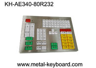 Teclado industrial del metal del panel 80 de las llaves de encargo de la resina para la estación del peaje de la carretera