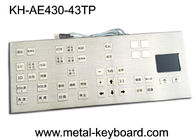 Disposición modificada para requisitos particulares icono colorido industrial rugoso montada del teclado de ordenador de las llaves del panel 43