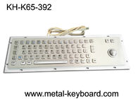 Llaves de acero inoxidables del teclado industrial impermeable de la PC IP65 65 con el Trackball