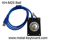 ratón industrial del Trackball del ratón PS2 USB del Trackball de la bola IP65 SS de 25m m