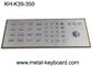 IP 65 Rugged Kiosk Metal Keyboard Vandal Proof Rear Panel Mounting Solution