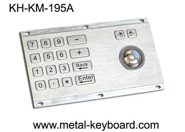 Anti metálico - teclado de Digitaces del quiosco del vándalo con tarifa integrada del Trackball IP65