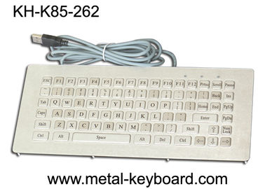 El acero inoxidable metálico construyó sólidamente al vándalo industrial del teclado resistente