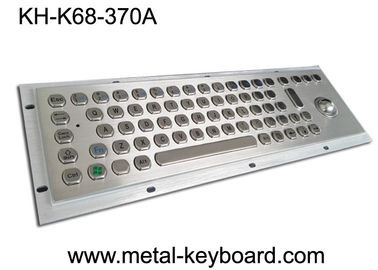 El teclado a prueba de explosiones IP65, Metal el teclado industrial con el Trackball