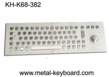 Teclado industrial metálico terminal del autoservicio del quiosco con el Trackball, USB