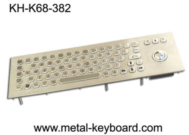 Teclado de ordenador industrial de 71 llaves, teclado del acero inoxidable para el terminal de servicio del uno mismo