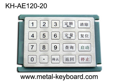 Telclado numérico rugoso de la gasolinera del teclado del acero inoxidable con 20 la matriz de las llaves 5x4